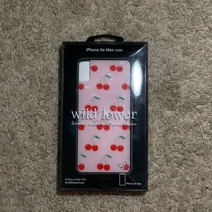 iPhone XS Max case from wildflower. cherry print